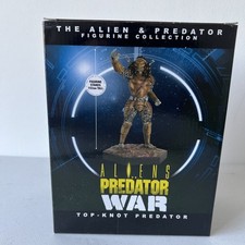 Eaglemoss Collection Aliens vs Predator War Top-knot Predator Figure - New Boxed