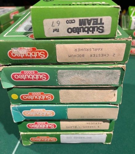 Bulk lot subbuteo teams 7 - x,