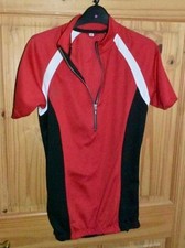 TENN LADIES RED CYCLING SHIRT