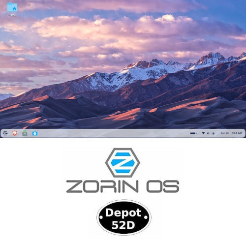 Zorin core linux os - 18.1,