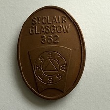 Scotland masonic token - masonic,