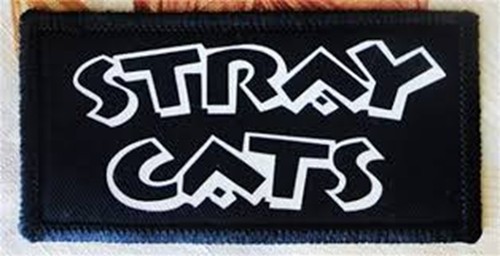 Stray cats logo small sew - stray, sew-on