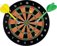 MAGNETIC DARTBOARD – 16-Inch Safe Dart Board Game with 6 Magnetic Darts AUCTION