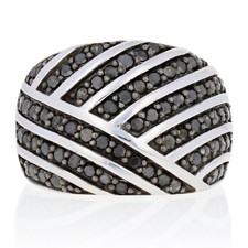 Sterling Silver Black Diamond