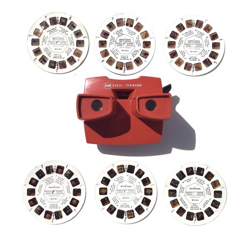 Vintage red gaf - red, view-master