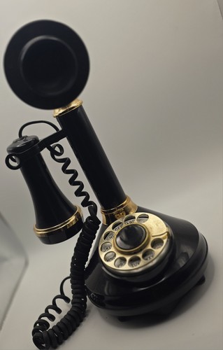 Vintage 1973 deco tel - 1973, black