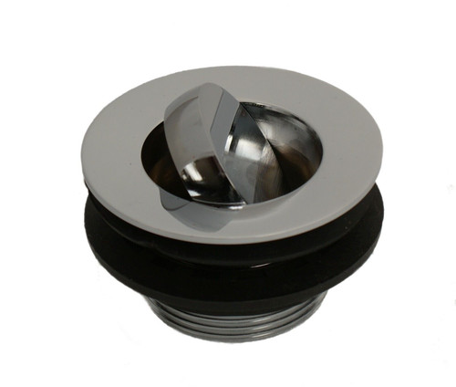 Chrome flip plug - chrome,
