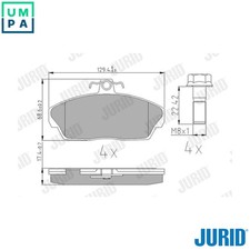 BRAKE PAD SET DISC BRAKE