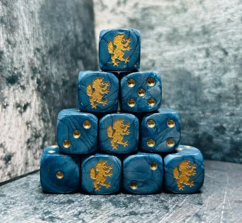 Wolve champion custom dice - wolve, champion,
