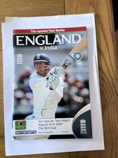 ENGLAND v INDIA Programme