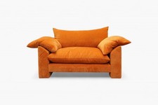 Hoxton Snuggler Chair, Dusk Chenille Marmalade