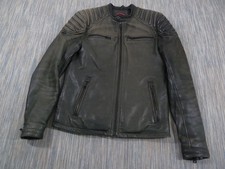 Superdry Leather Jacket Mens