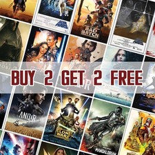 Star Wars Movie Posters | Official Star Wars Cinema Wall Art – Film Prints A4 A3