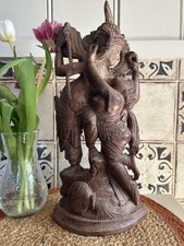 Vintage 1960s Hand Carved Wood