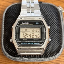 Vtg 1980s Casio W-450 Marlin
