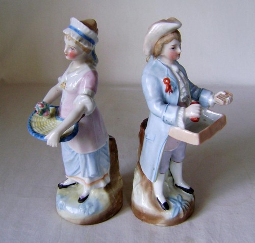 Pair victorian porcelain - pair,