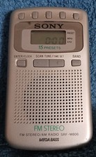 Silver SONY SRF-M806 Portable