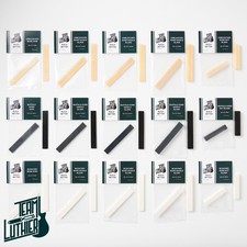 BONE SADDLE / NUT BLANKS SHIMS BLEACHED & UNBLEACHED, BLACK BUFFALO HORN