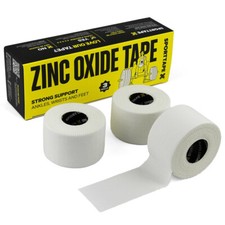 3 ROLLS - SPORTTAPE Zinc Oxide Tape - 4 Sizes - Athletic Strapping Medical Tape