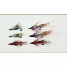 Double hook salmon flies - 6,