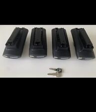 Thule Foot Pack 775 for Squarebars/ Wingbar Aerobars, Vehicles with Raised Rails