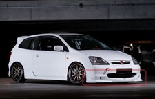 Honda Civic 7 gen EP EU version mugen look front bumper spoiler / lip