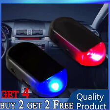 Car Solar Power Simulated Dummy Alarm Warning Anti-Theft LED Flashing Security