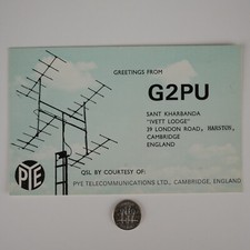1974 QSL Card G2PU Sant
