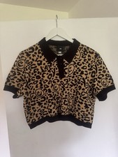 Lazy Oaf Leopard Print Cropped
