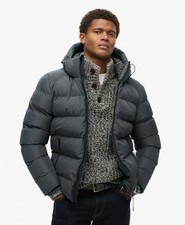 superdry hooded sports puffer