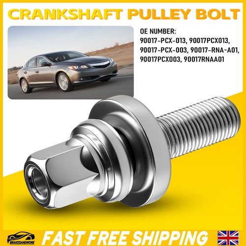 Crankshaft pulley bolt - crankshaft,