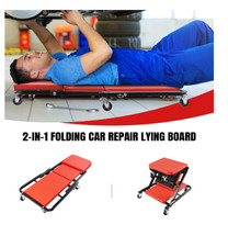 Folding Car Creeper 2-in-1