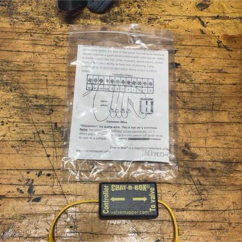 Chat box crb valve - valve, locator