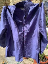 Silk Jacket Bishopston trading Indian chinese style purple mandarin NWOT mauve