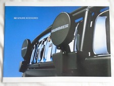 Hummer H2 Accessories brochure 2002 English text 