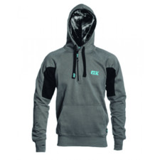 OX Tools Black/Grey Workwear Hoodie - Fur lined YKK Zips - Comfort Max