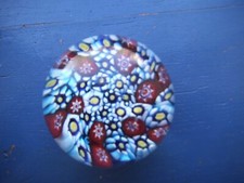 antique/vintage old millefiori paperweight glass