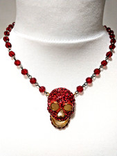 Butler and Wilson Red Crystal