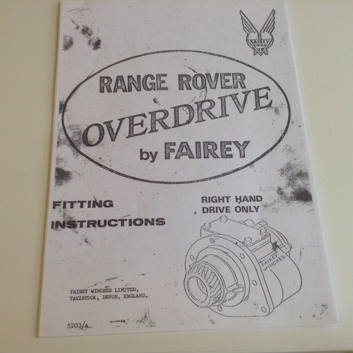 Classic fairey range rover - classic,