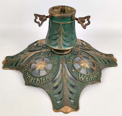 Vintage christmas tree stand - christmas,