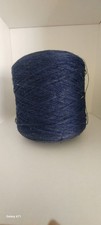 Cone Yarn Navy Weight inc. cone 694g 4 Ply Wool Blend