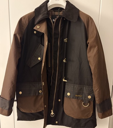 Barbour felton checked wax