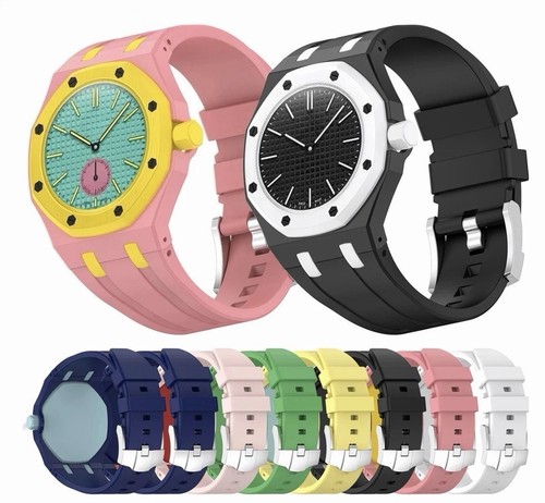 Colors silicone watch - watch, strap