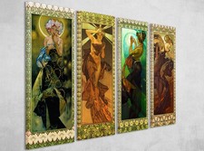 Alphonse Mucha Moon and Stars