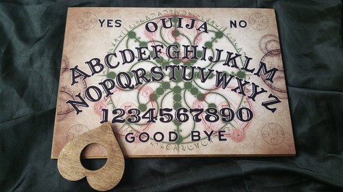 Wooden ouija board - ouija,