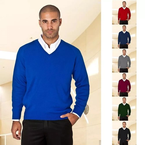 Mens merino wool mix jumper - mens, wool-mix