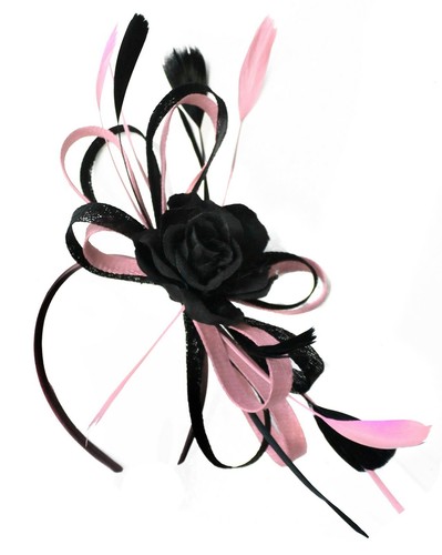Sinamay rose large wedding - sinamay,