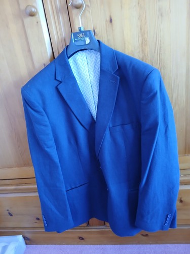 Mens dark blue blazer inch - blazer, 52