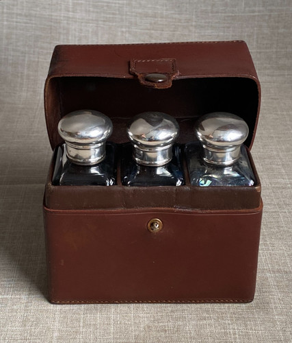 Antique 1920 silver topped cut - antique,
