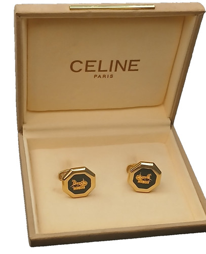 Celine cufflinks gold - cufflinks,